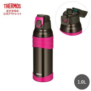 サーモス(THERMOS)の真空断熱スポーツボトル FJC-1000 チャコールピンク(その他)