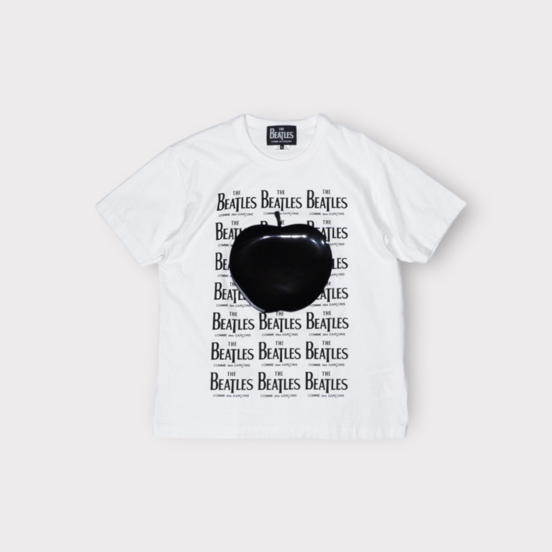 THE BEATLES CDG【Rubber Printed T-Shirt】