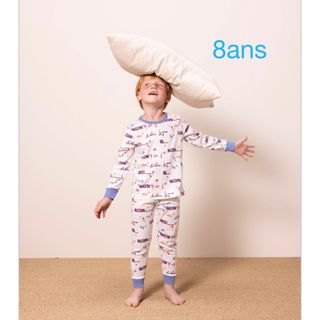 プチバトー(PETIT BATEAU)のプチバトー　新品タグ付き　長袖　パジャマ　8ans/128cm(パジャマ)