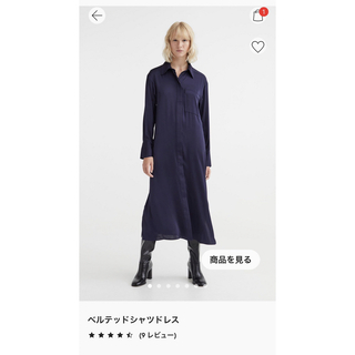 H&M - H &M 未使用 シャツ ワンピースドレスの通販 by ぱんだ's shop