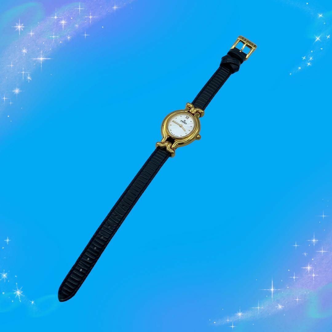 《美品 稼動品》 フェンディ カメレオン 640L レディース腕時計 クォーツ