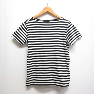 ナンバーナイン(NUMBER (N)INE)のナンバーナイン NUMBER (N)INE ボーダー柄 半袖 Tシャツ M 白黒(Tシャツ/カットソー(半袖/袖なし))