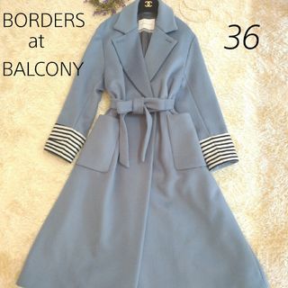 完売品！BORDERS at BALCONYカシミヤウールコート