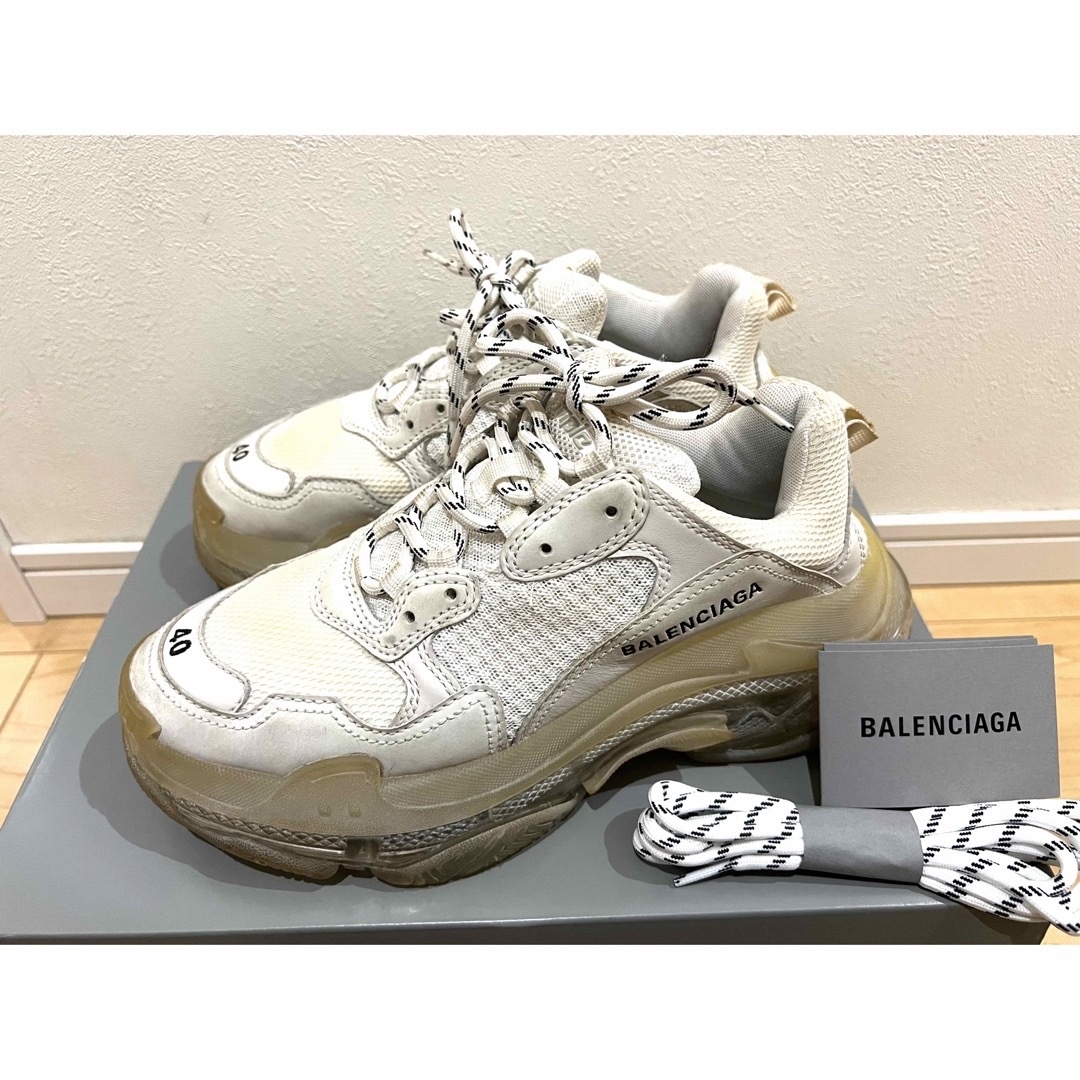 BALENCIAGA 26.5cm TRIPLE S トリプル クリアソール