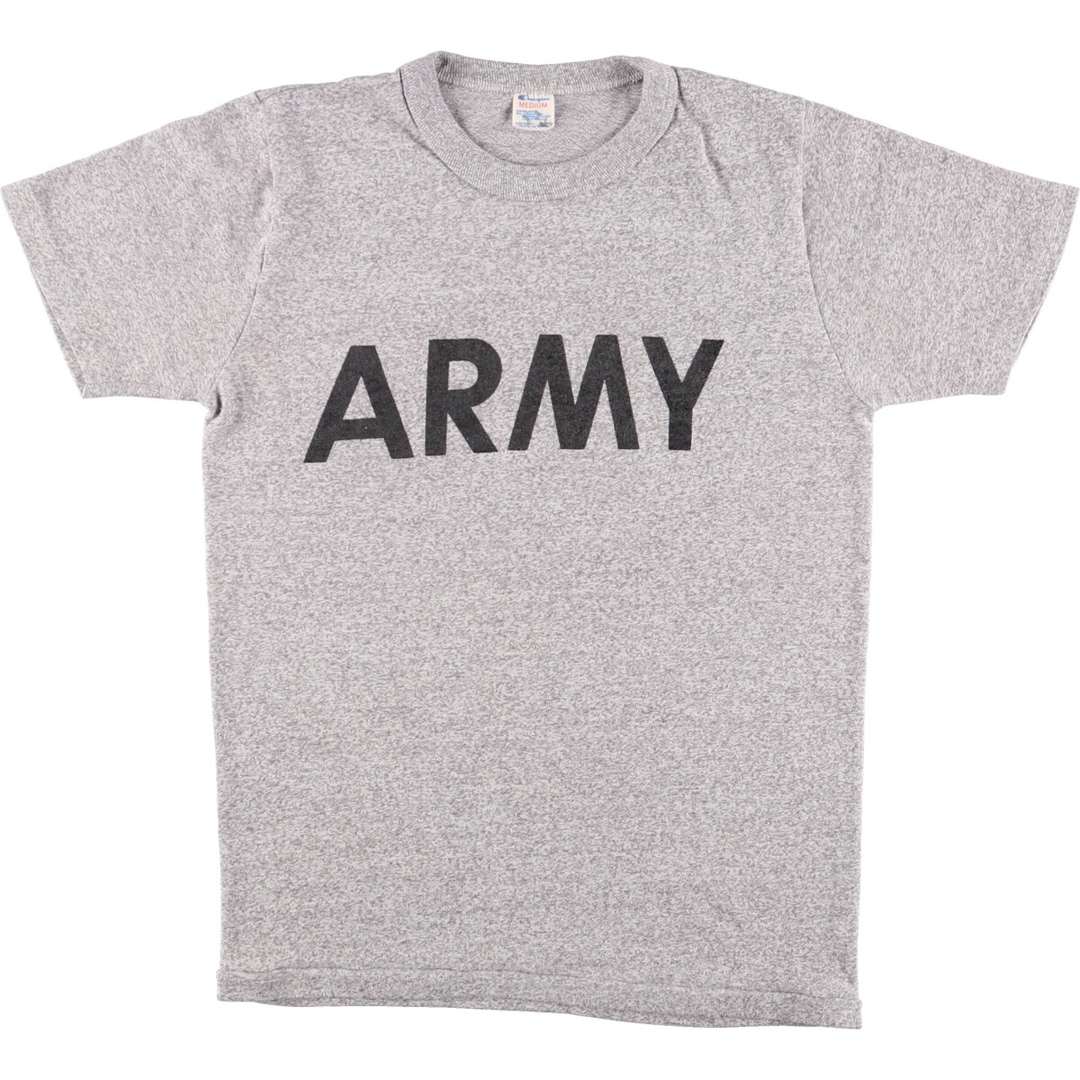 80年代 チャンピオン Champion U.S.ARMY トリコタグ プリントTシャツ USA製 レディースS ヴィンテージ /eaa366699