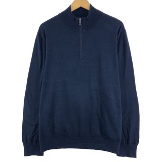 ブルックスブラザース(Brooks Brothers)の古着 ブルックスブラザーズ Brooks Brothers コットンニットハーフジップセーター メンズXL /eaa347100(ニット/セーター)