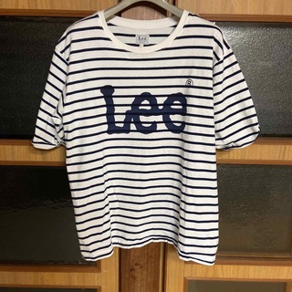 リー(Lee)のLee/リー　ホワイト　ネイビーボーダー柄(Tシャツ/カットソー(半袖/袖なし))