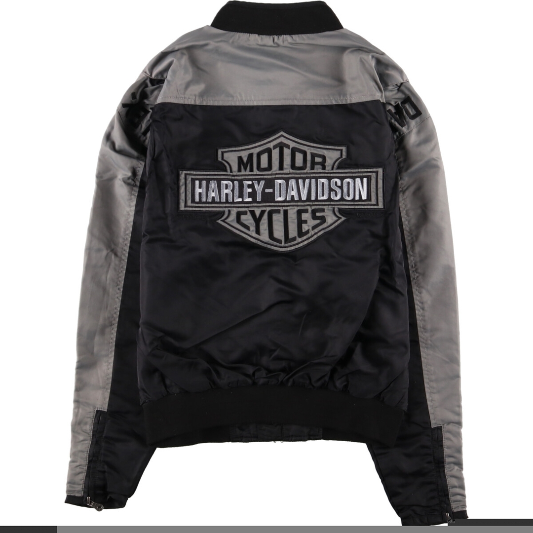 90s HARLEY DAVIDSON ハーレー 炎　ナイロンジャケット