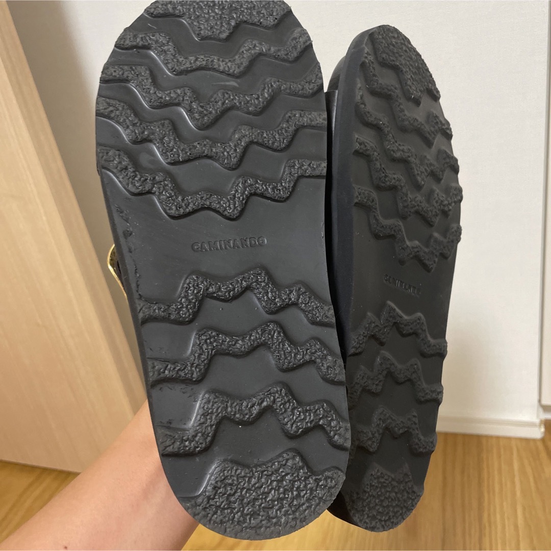 CAMINANDO カミナンド 別注 ブラウン 7 ダブル バックル サンダル