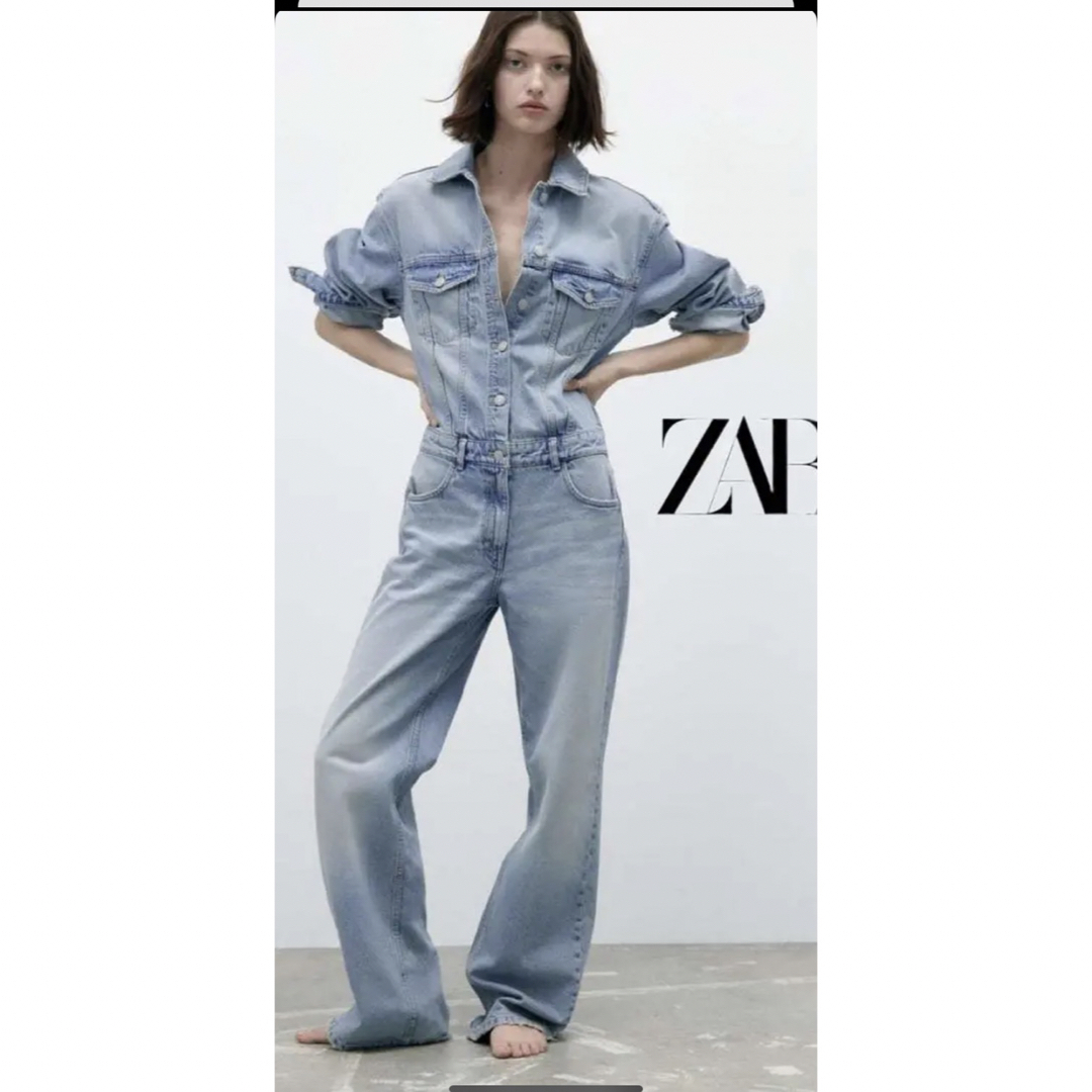 ZARA - ZARAオーバーサイズジャンプスーツオールインワンの通販 by
