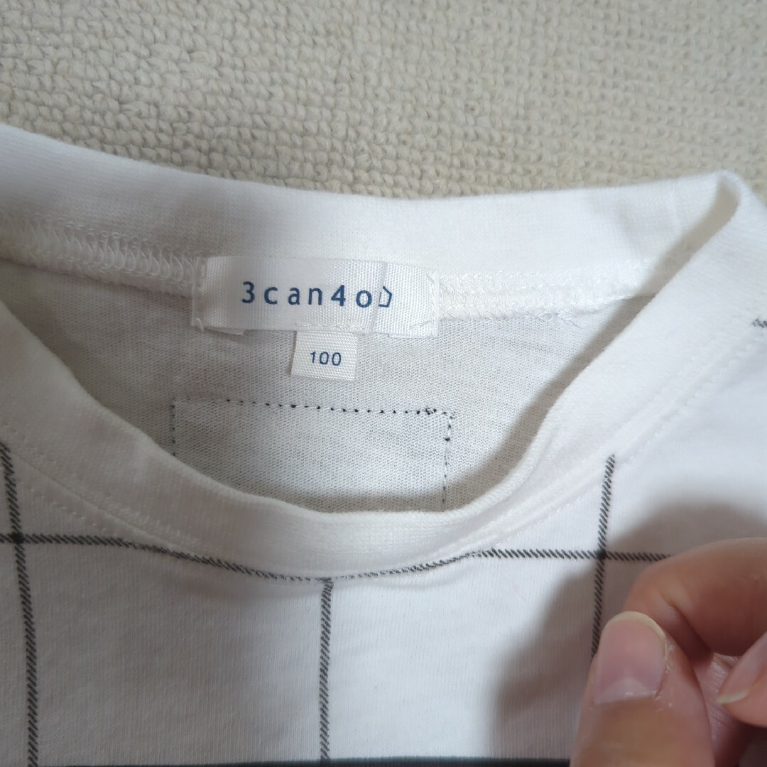 3can4on(サンカンシオン)の3ca4on m半袖シャツ キッズ/ベビー/マタニティのキッズ服男の子用(90cm~)(Tシャツ/カットソー)の商品写真