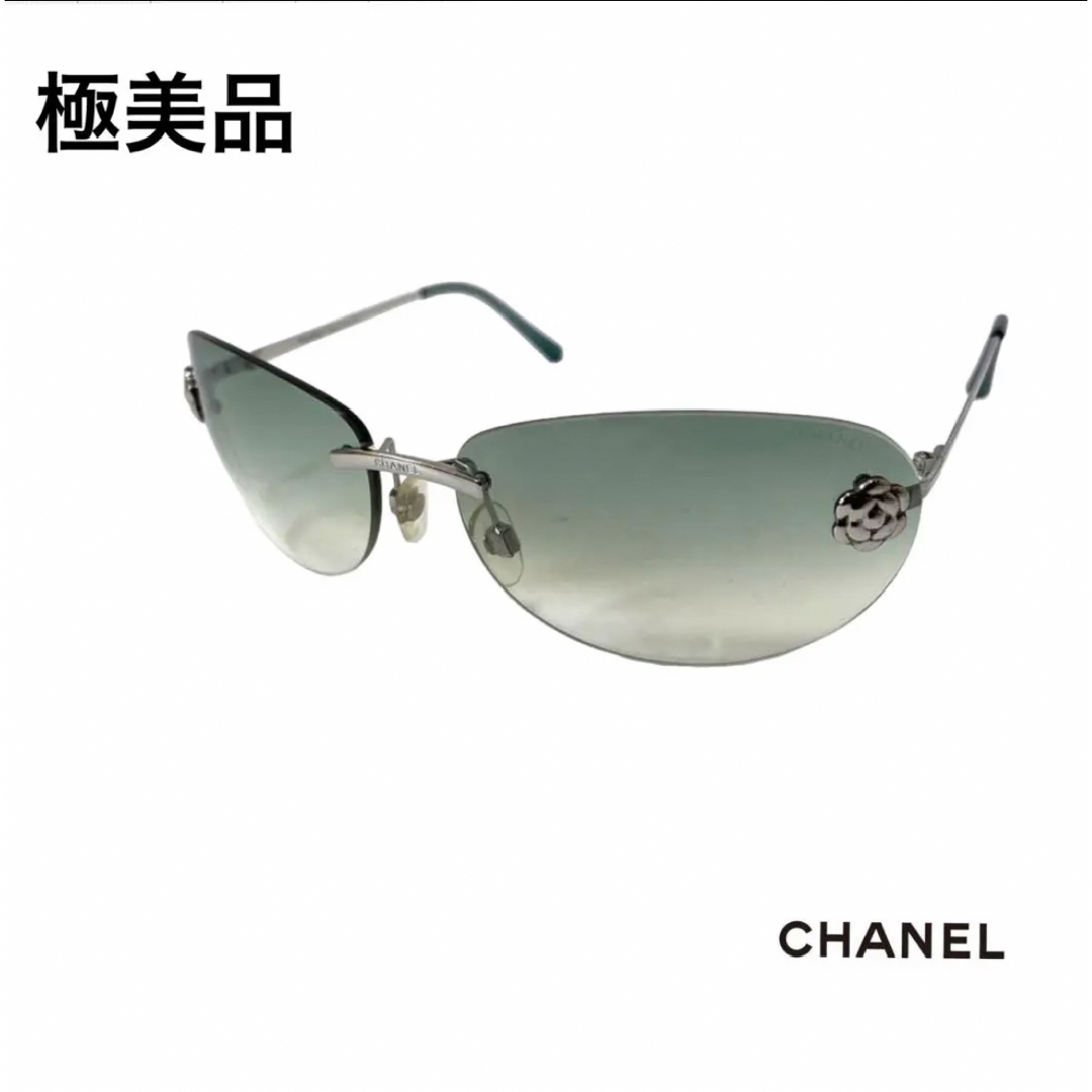 CHANEL 極美品! CHANEL サングラス 4084 カメリア シルバーフレームの通販 by daikichisyouten｜シャネル ならラクマ