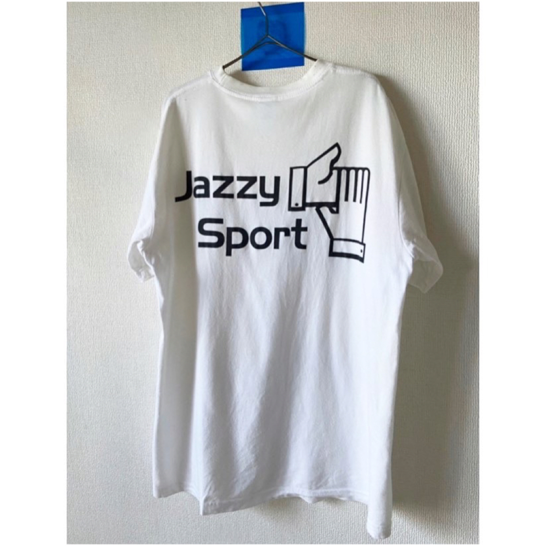 jazzy sport ジャジースポーツ プリント 白 ホワイト 半袖 tシャツ