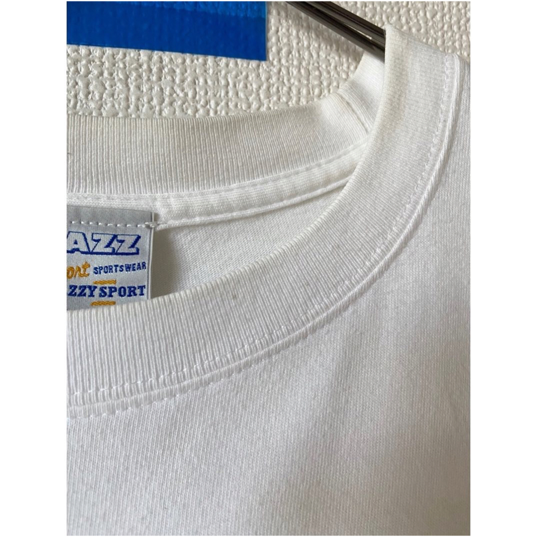 jazzy sport ジャジースポーツ プリント 白 ホワイト 半袖 tシャツ