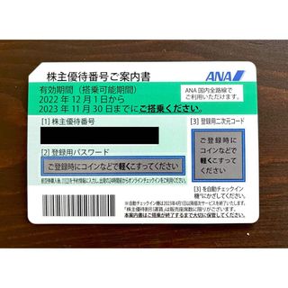 エーエヌエー(ゼンニッポンクウユ)(ANA(全日本空輸))のANA/全日空 株主優待券 (有効期限2023年11月30日)(その他)