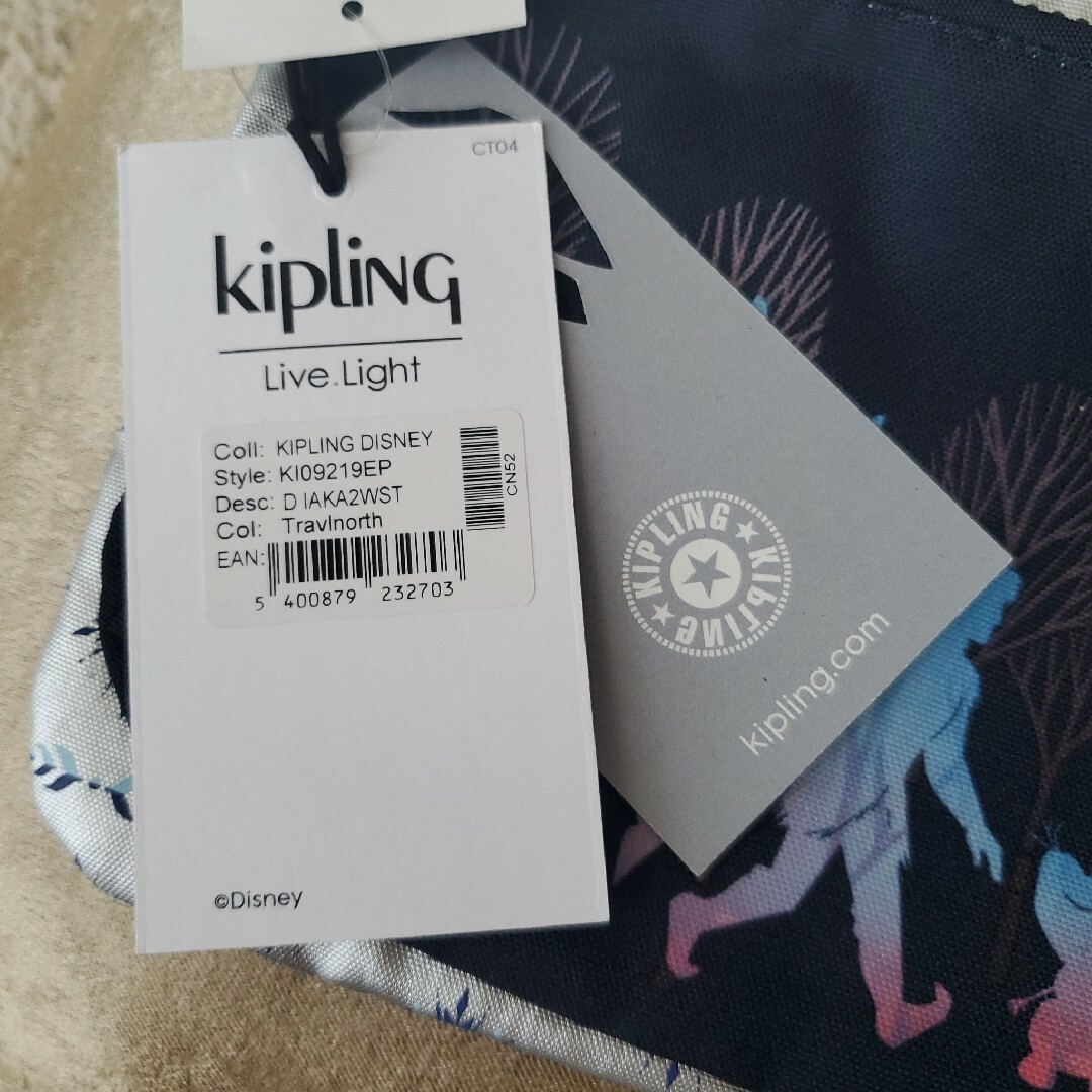 kipling(キプリング)のkipling　ディズニー　アナと雪の女王　コラボポーチ レディースのファッション小物(ポーチ)の商品写真