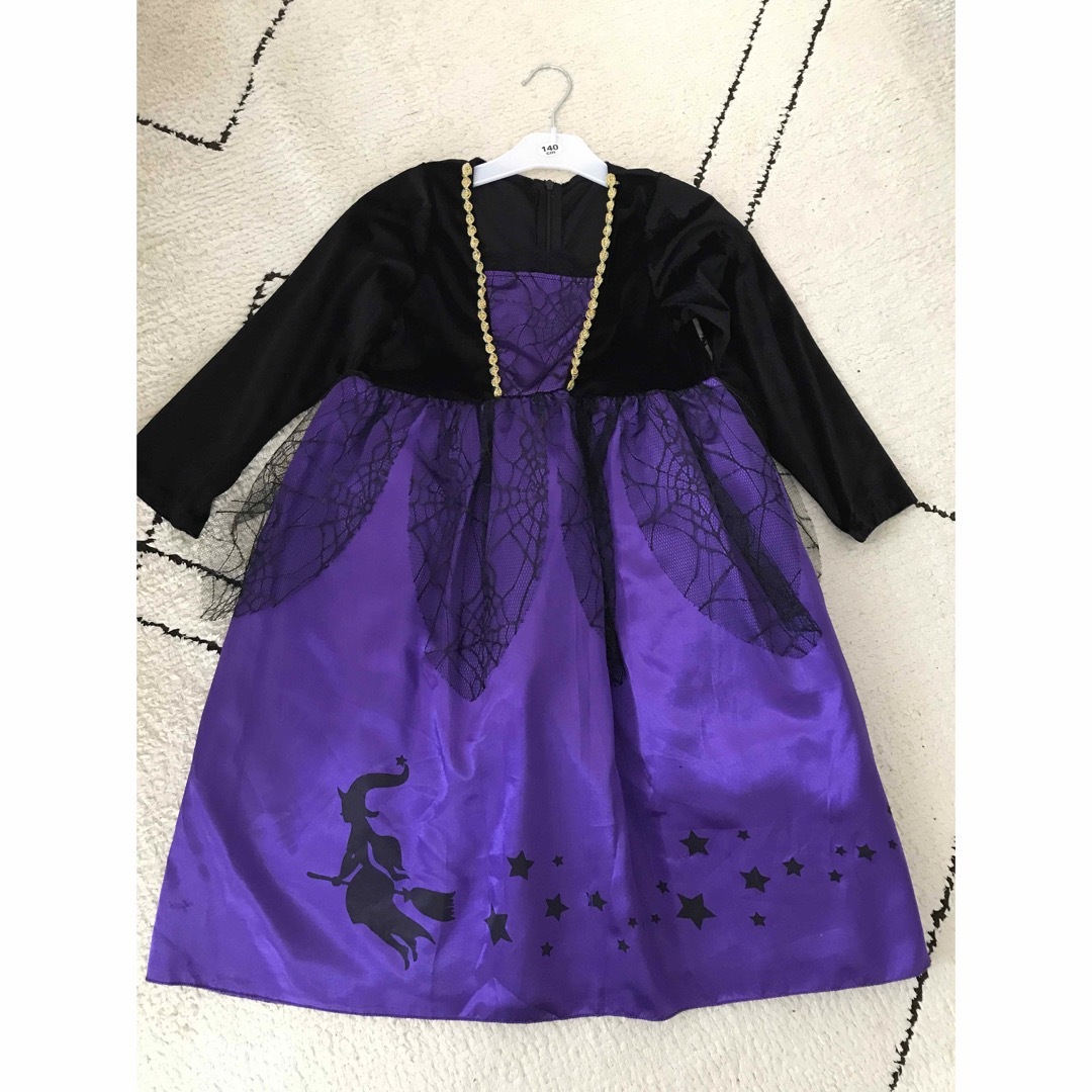 claire's(クレアーズ)のハロウィン　ドレス　コスプレ　カチューシャ付き　140 キッズ/ベビー/マタニティのキッズ服女の子用(90cm~)(ドレス/フォーマル)の商品写真