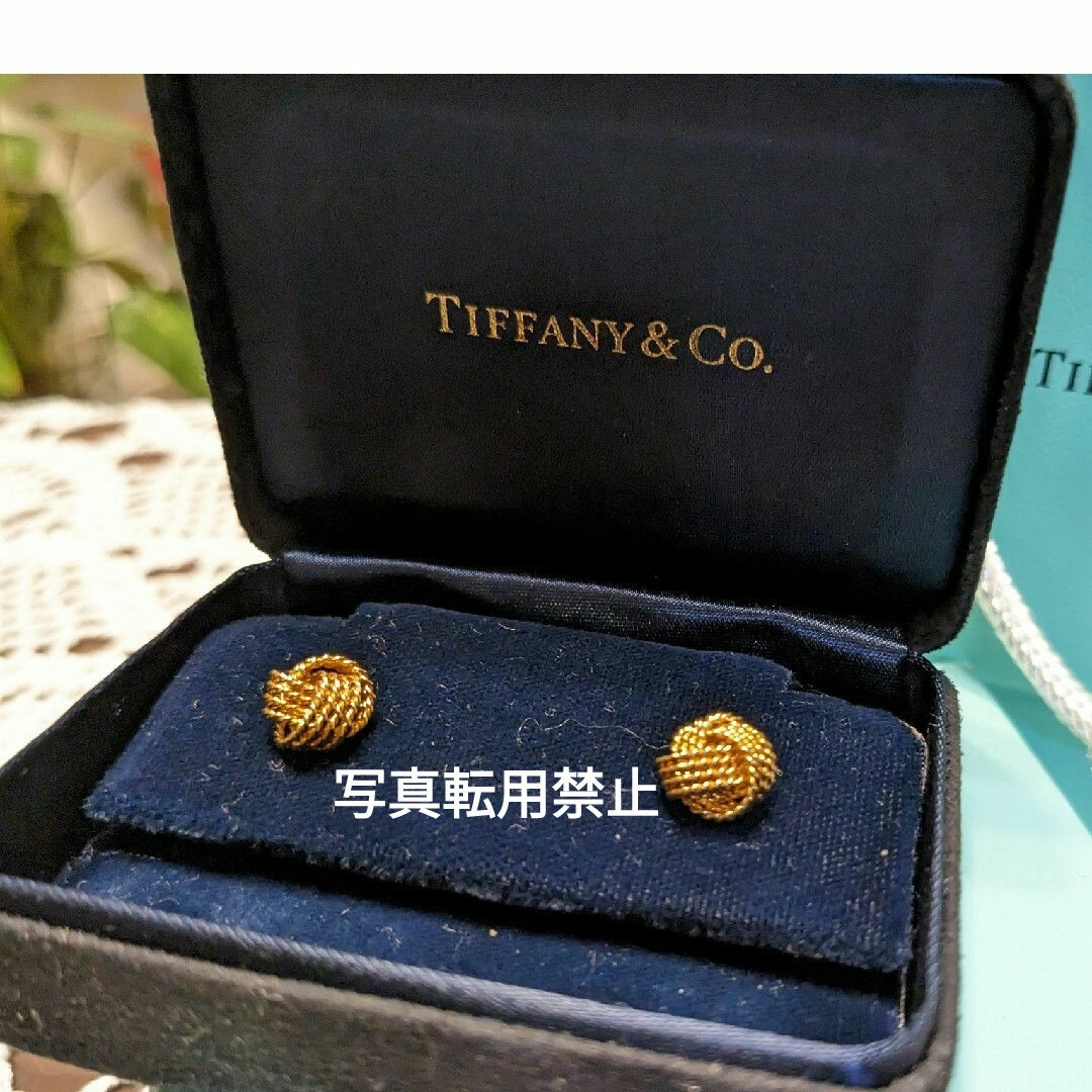 Tiffany & Co.(ティファニー)のティファニー K18YG イエローゴルド ツイストノット ピアス レディースのアクセサリー(ピアス)の商品写真