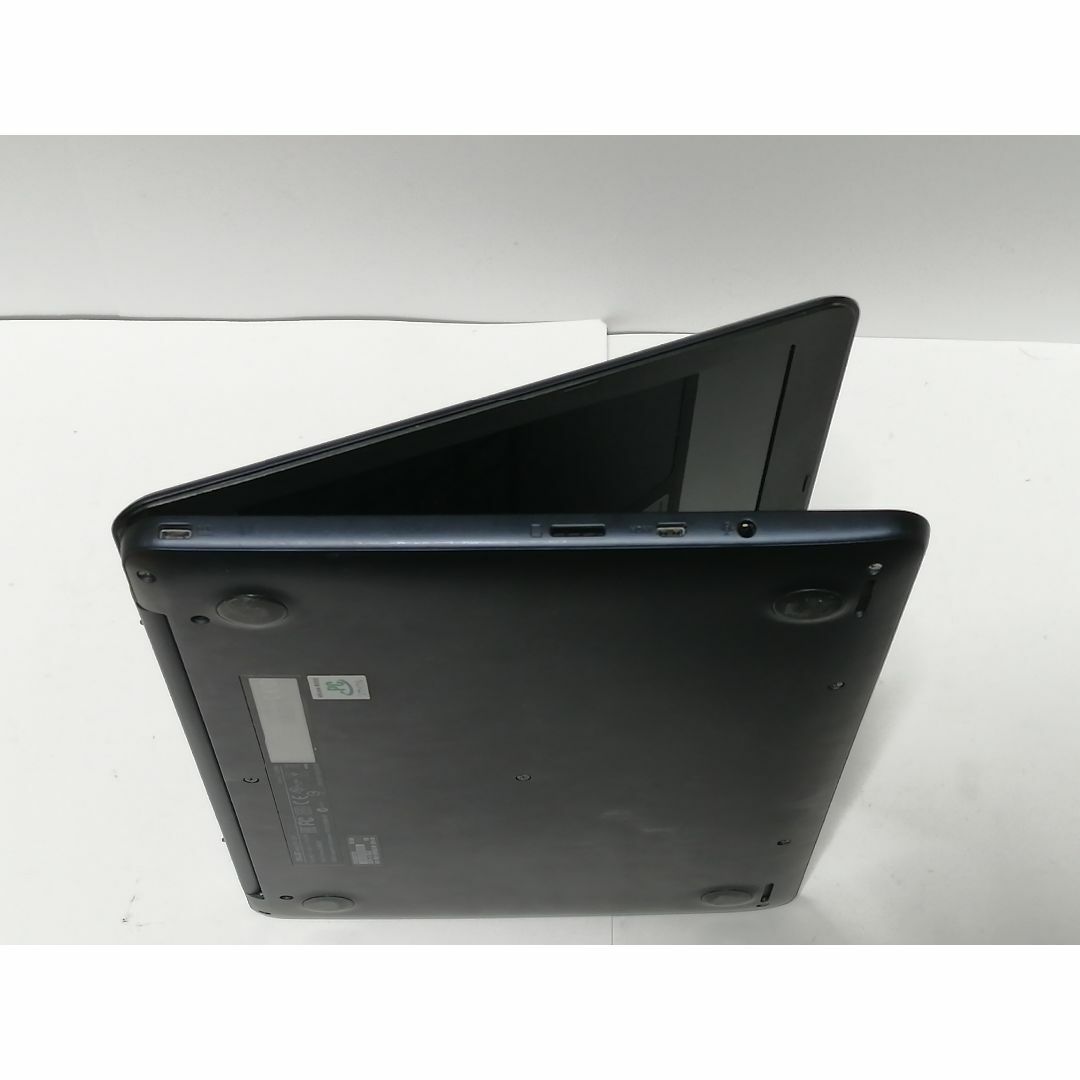 Windows10ASUSノートパソコン 人気の青黒 wifi office互換-