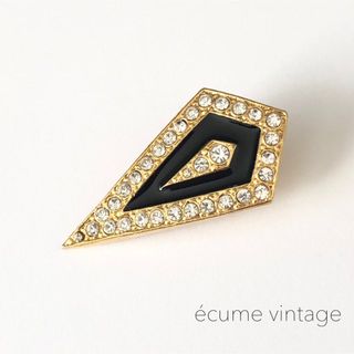 伊勢丹 - 【vintage】czダイヤシェードカットブローチ