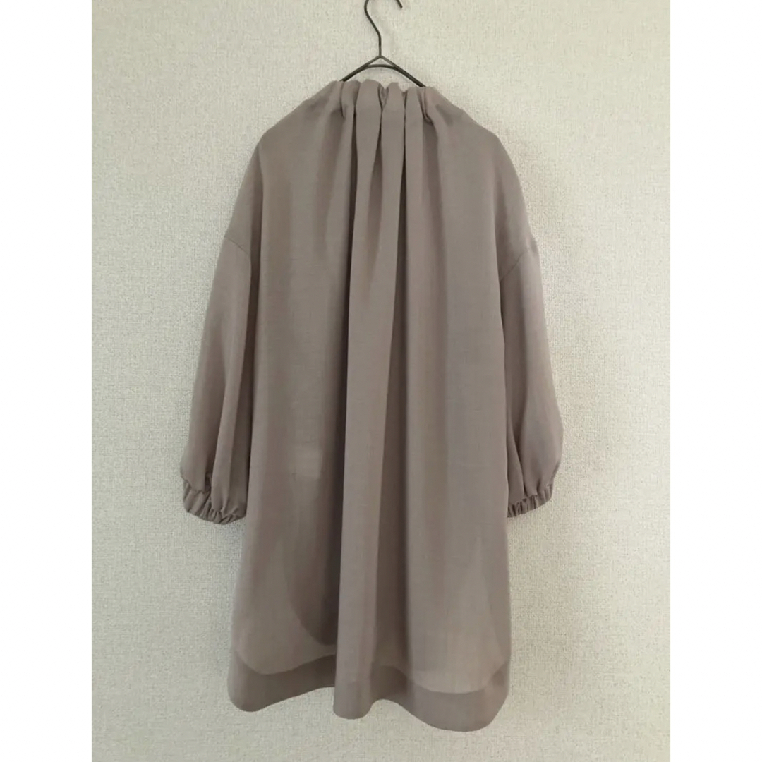 HYKE SHARK SKIN SHIRRED TOP 美品　ブラウス