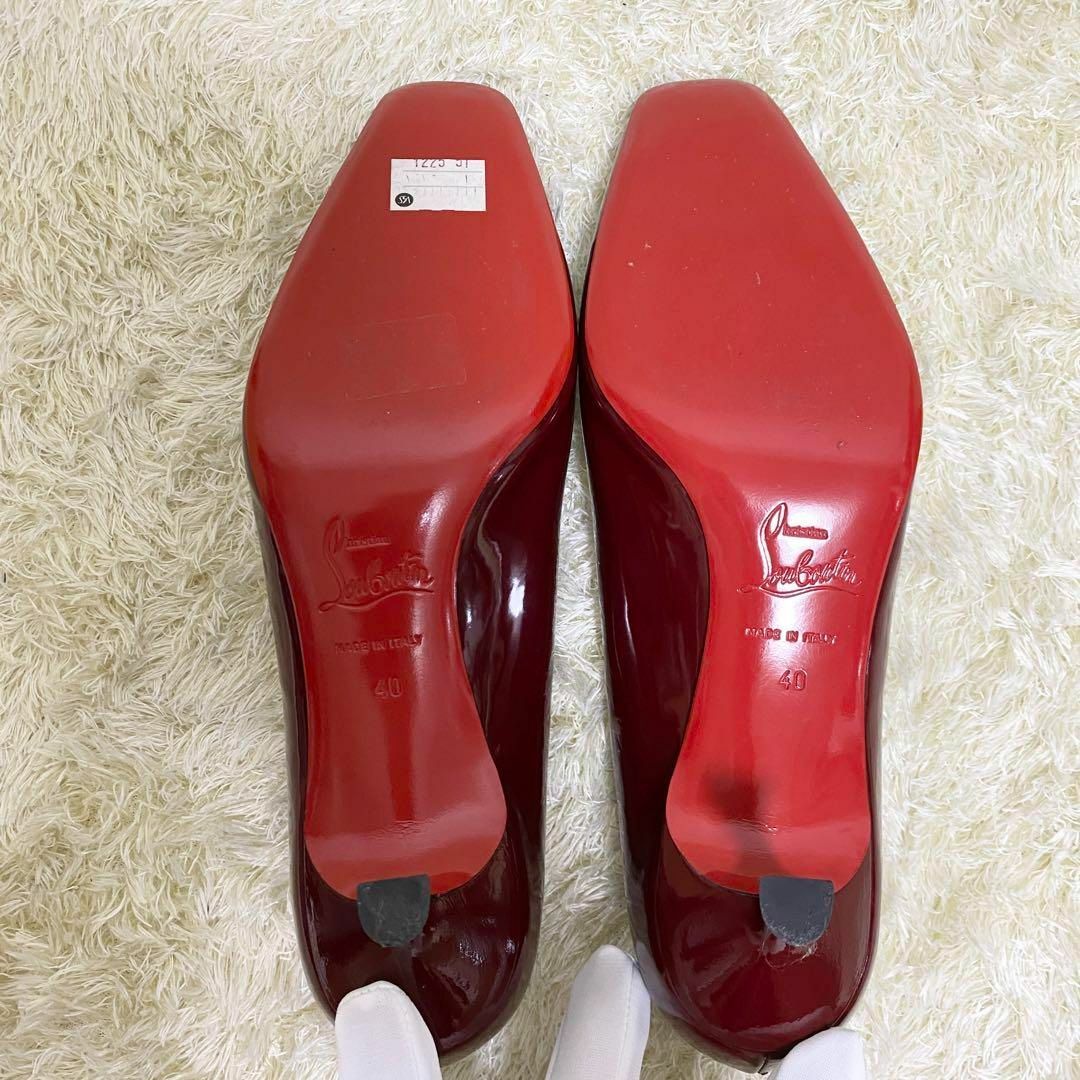 Christian Louboutin(クリスチャンルブタン)の【大きいサイズ】 ルブタン　パンプス　ヒール　 40サイズ レディースの靴/シューズ(ハイヒール/パンプス)の商品写真