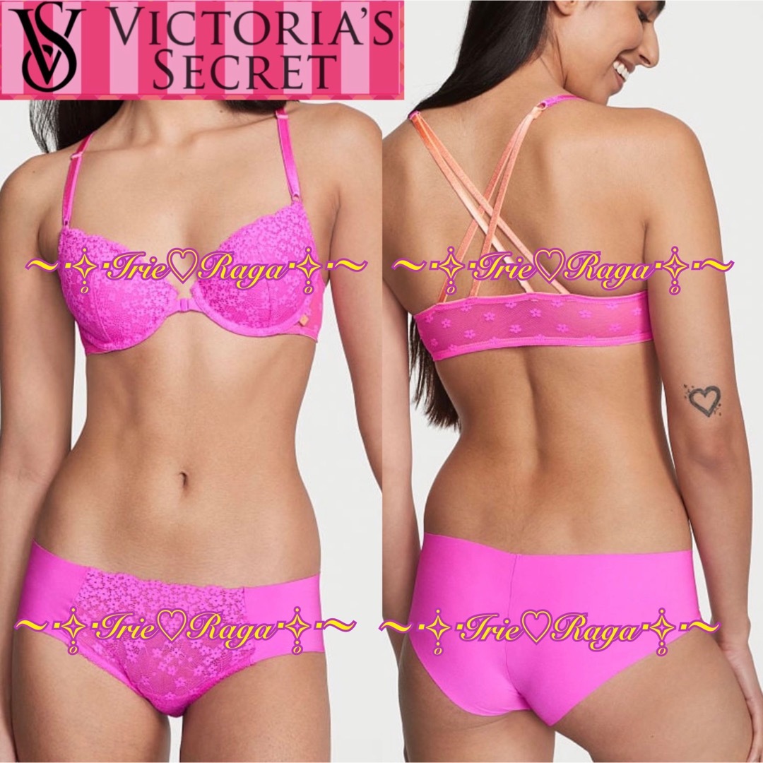 Victoria's Secret(ヴィクトリアズシークレット)のVictoria's Secret★薄★フロント透け感レース★フルバックショーツ レディースの下着/アンダーウェア(ショーツ)の商品写真