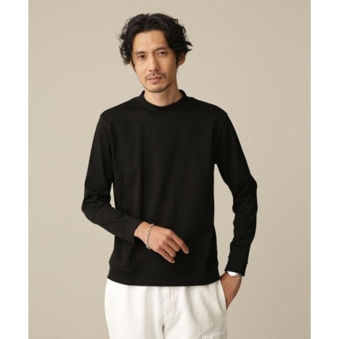 nano・universe(ナノユニバース)のLB.03/FORMAL JERSEY モックネックカットソー 長袖 メンズのトップス(Tシャツ/カットソー(七分/長袖))の商品写真