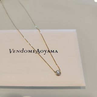 ヴァンドームアオヤマ(Vendome Aoyama)の一粒ダイヤモンドネックレス■ヴァンドームアオヤマ【VENDOME AOYAMA】(ネックレス)