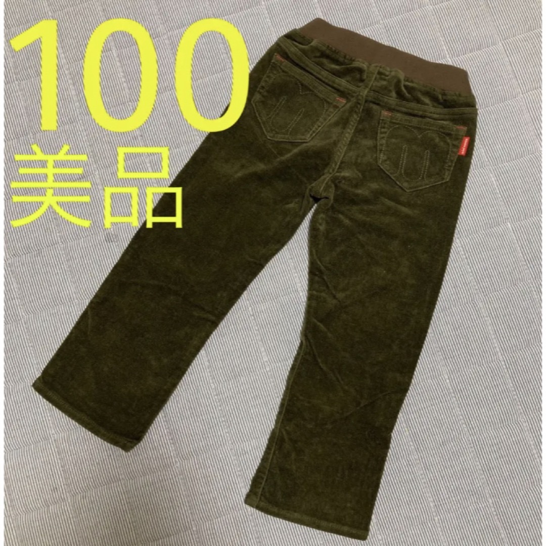 mikihouse(ミキハウス)のmikihouse コーデュロイカーキパンツ 100cm 美品 キッズ/ベビー/マタニティのキッズ服男の子用(90cm~)(パンツ/スパッツ)の商品写真