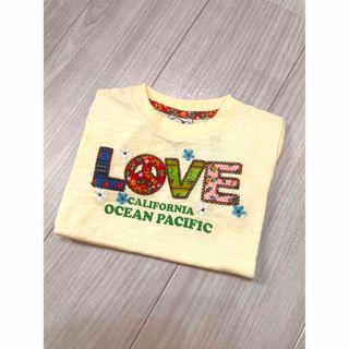 新品☆オーシャンパシフィック LOVE Tシャツ 100㎝☆イエロー(Tシャツ/カットソー)