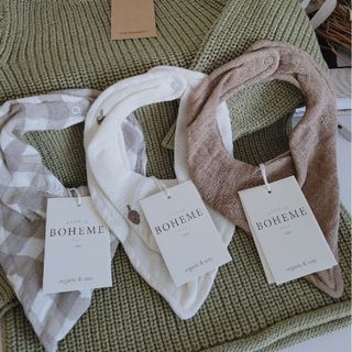 キャラメルベビー&チャイルド(Caramel baby&child )の☺︎様専用★STUDIO BOHEME PARIS Bandana bibSET(ベビースタイ/よだれかけ)