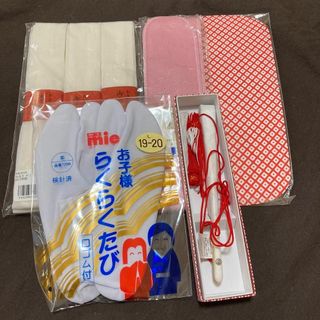 【七五三/未使用品】七歳七五三　小物　五点セット(お宮参り用品)