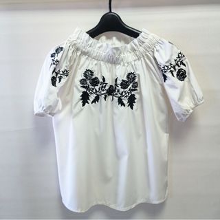 ショップニコニコ(Shop NikoNiko)のLOVERS shop NIKONIKO 刺繍 半袖 カットソー Tシャツ(カットソー(半袖/袖なし))