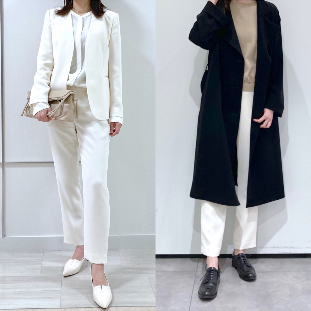 美品】Theory CLASSIC CREPE プルオンパンツ 大きいサイズ