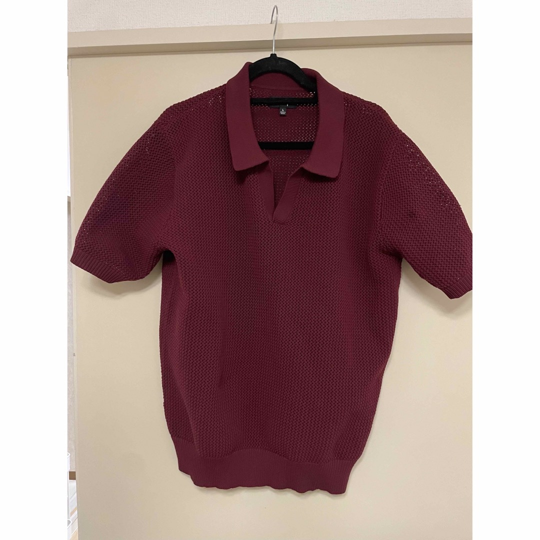 stussy 21ss knit polo 日本未発売 美品　ニットポロ　L