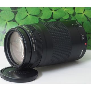 キヤノン(Canon)の【美品】キャノンEF75-300mm超望遠ズーム❤️スポーツやイベントで大活躍(レンズ(ズーム))