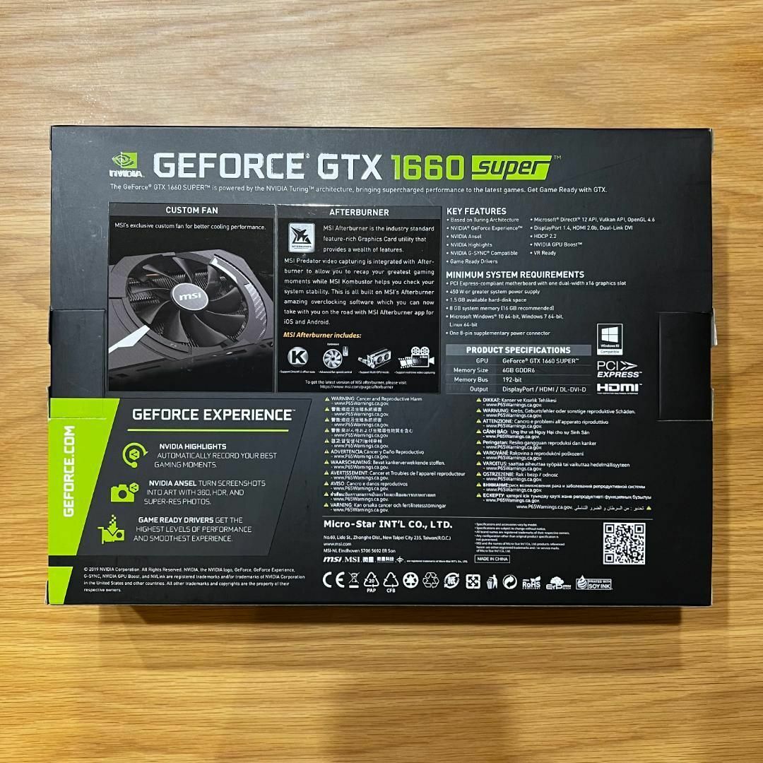 ‎GeForce GTX 1660 SUPER AERO ITX S1