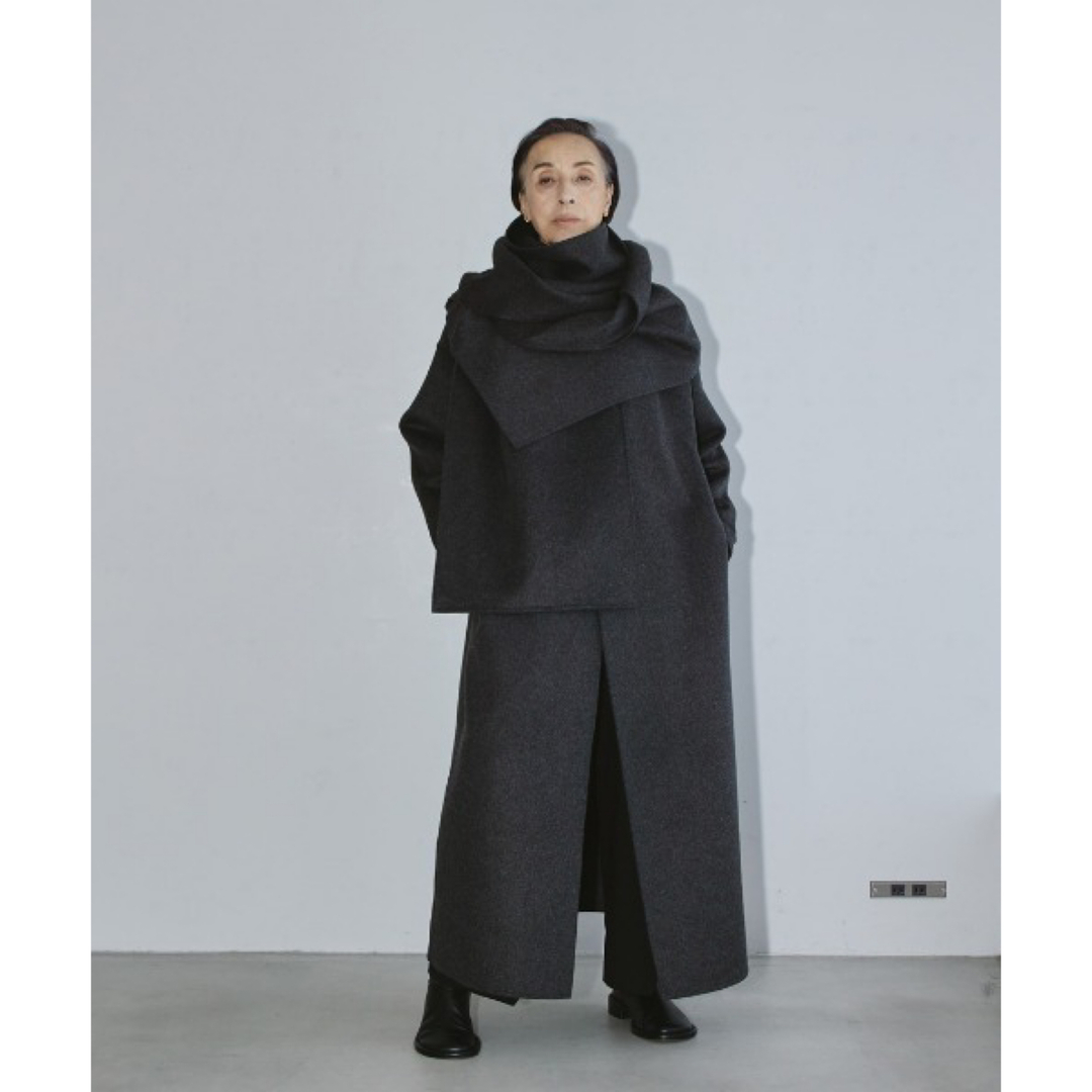 TODAYFUL(トゥデイフル)のTODAYFUL Stole Wool Coat ストールウールコート レディースのジャケット/アウター(ロングコート)の商品写真