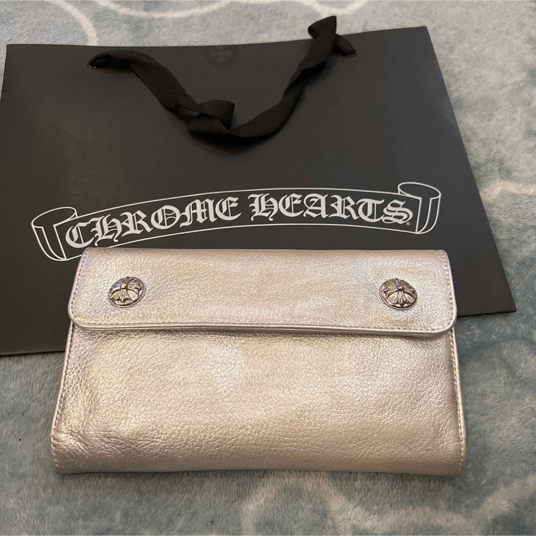 Chrome Hearts - クロムハーツ 長財布 シルバー ハワイ限定品 の+