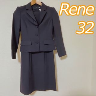 値下　定価15万 Rene/ルネ ツイード ワンピース スーツ 白 入学式