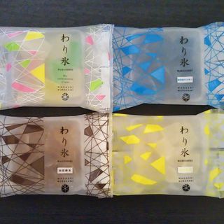 金沢　和菓子村上　わり氷　能登塩サイダー　金沢ゆず　加賀棒茶　4点詰合せ　琥珀糖(菓子/デザート)