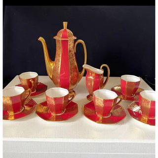 ロイヤルドルトン(Royal Doulton)のロイヤルドルトン  八卦金彩マロン地梅花図　オクタゴナル　レア(食器)