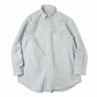 コモリ(COMOLI)のCOMOLI 23SS オックス BDシャツ ストライプ 1 ボタンダウン(シャツ)