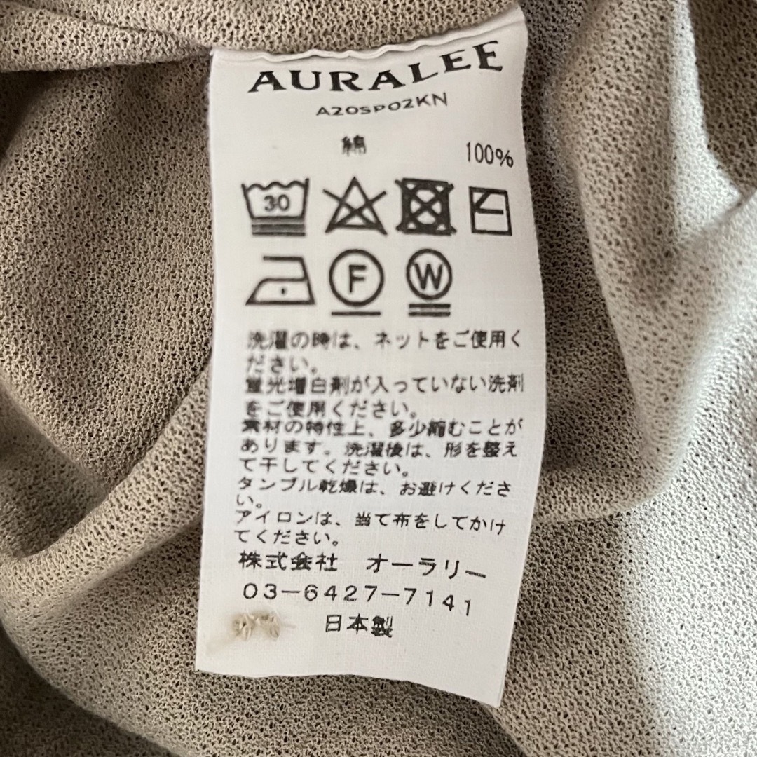 AURALEE オーラリー ポロシャツ 半袖シャツ メンズのトップス(ポロシャツ)の商品写真