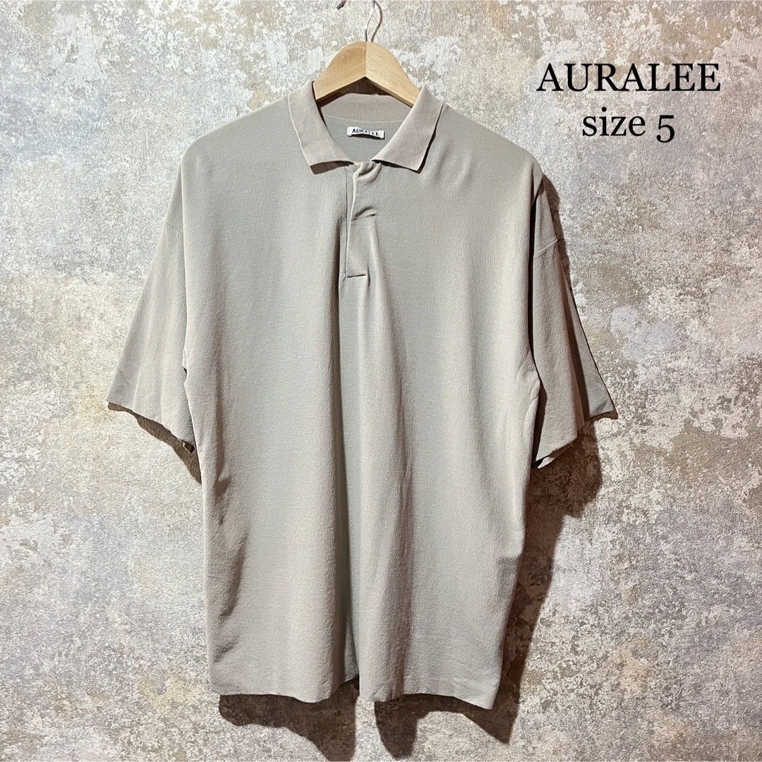 AURALEE オーラリー ポロシャツ 半袖シャツ-