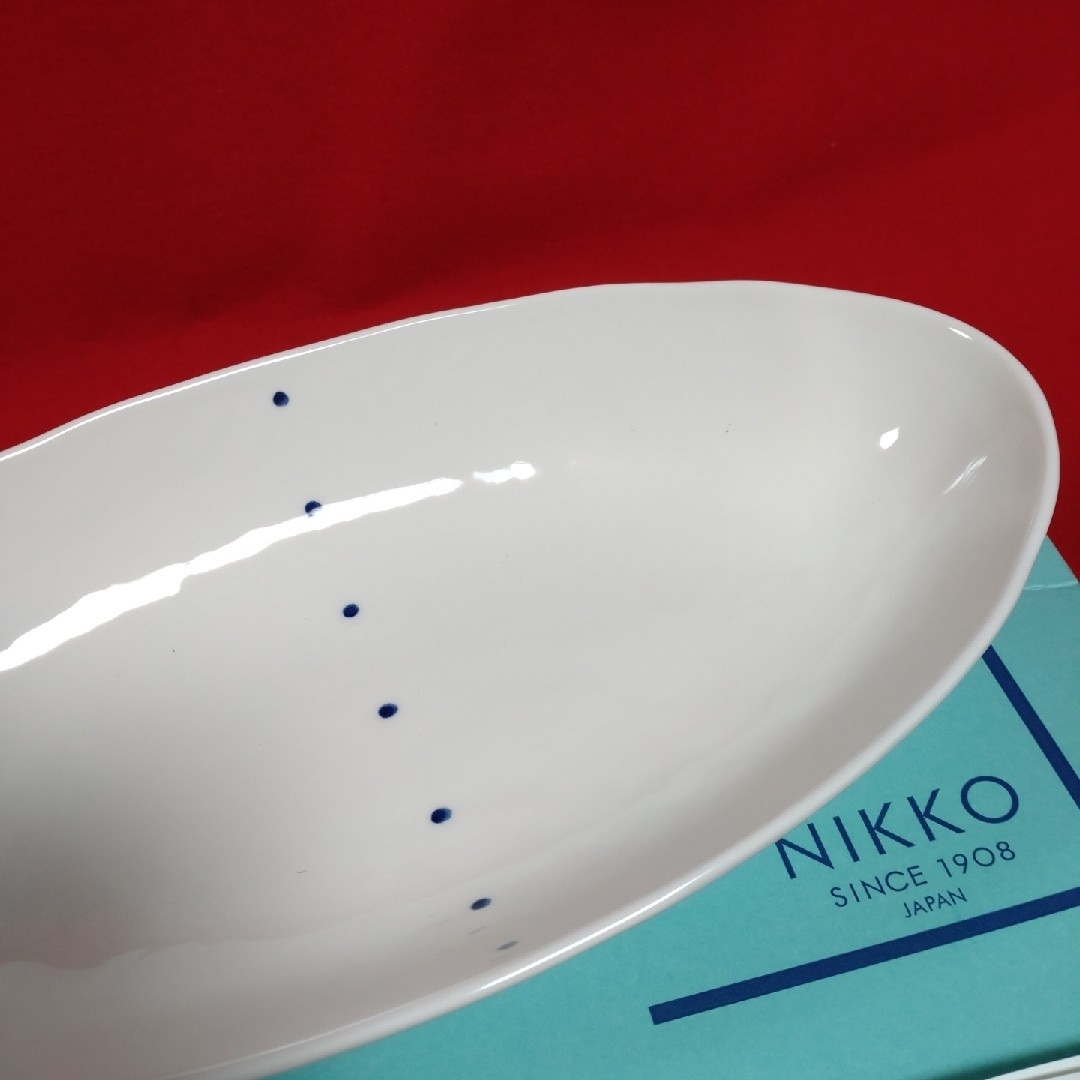 NIKKO(ニッコー)のNIKKO　ニッコー　アクア　だ円ボウル　28cm   2枚セット インテリア/住まい/日用品のキッチン/食器(食器)の商品写真