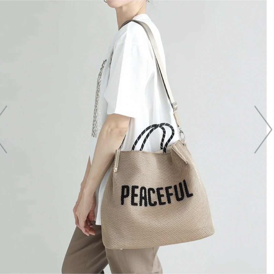 LASUD(ラシュッド)のラシュッド　ロゴワッペンメッシュトート レディースのバッグ(トートバッグ)の商品写真