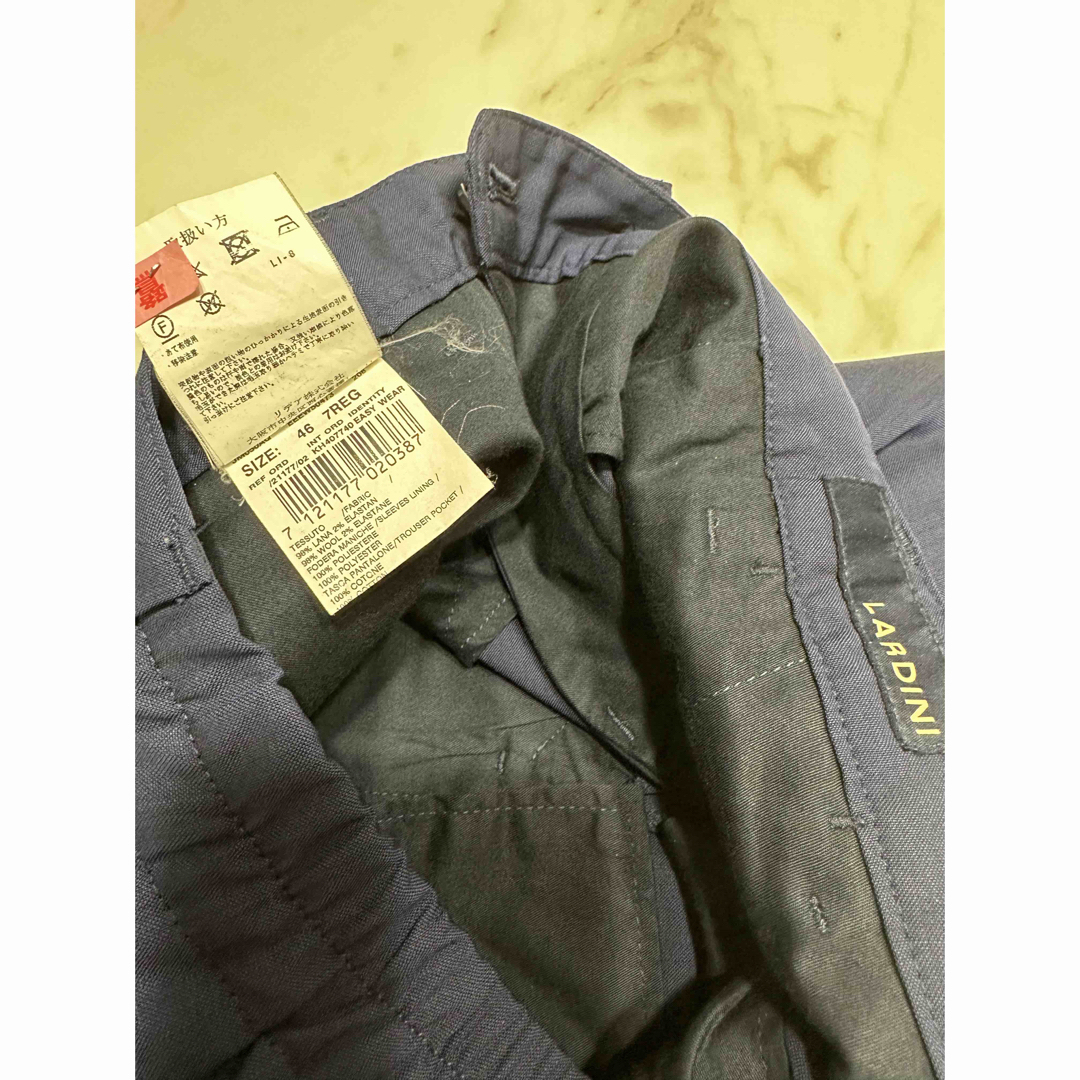 LARDINI ラルディーニ easy wear セットアップ 46 ネイビー
