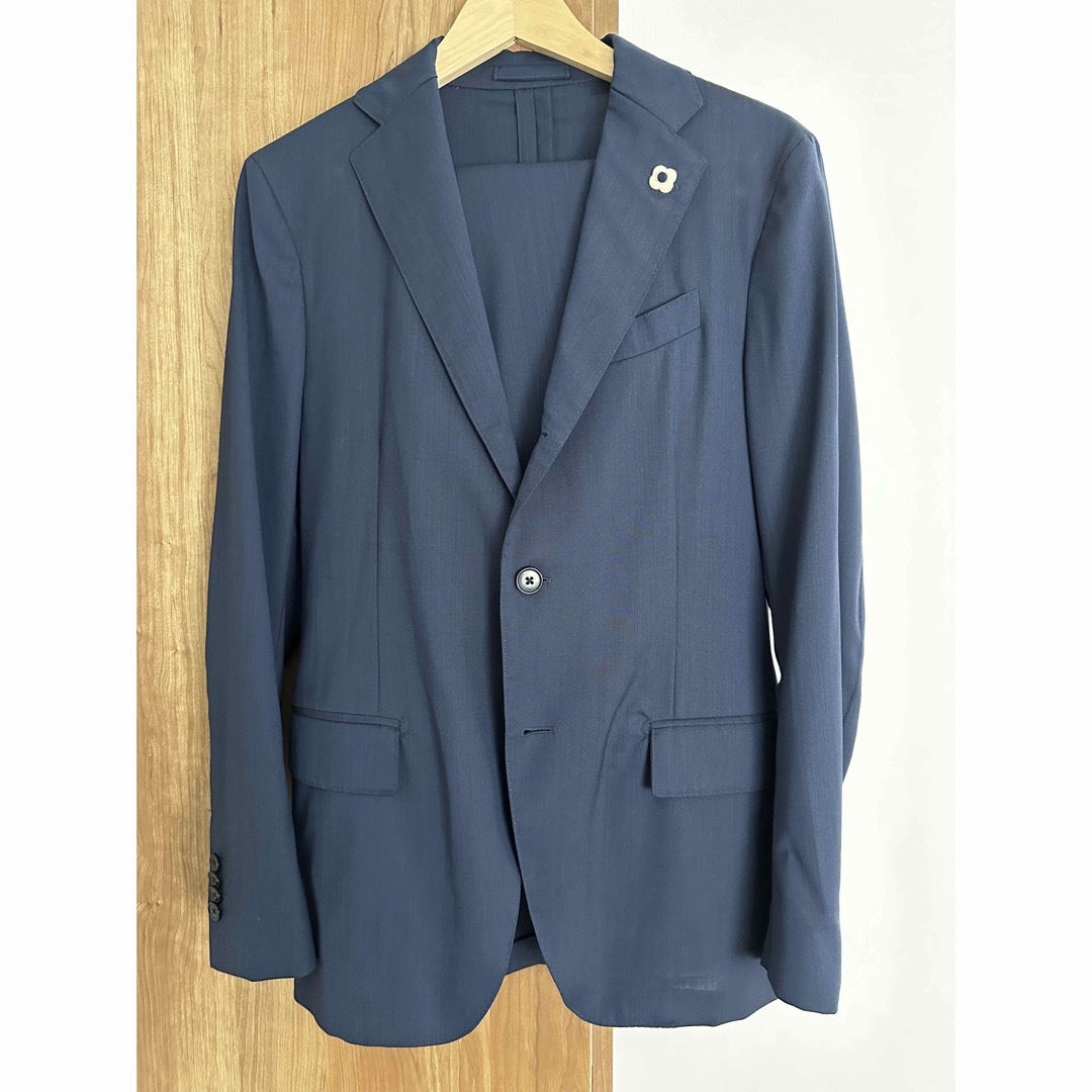 LARDINI - LARDINI ラルディーニ easy wear セットアップ 46 ネイビー
